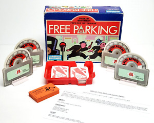 Vintage FREE PARKING Feed the Meter Game Parker Brothers 1988 Monopoly Complete