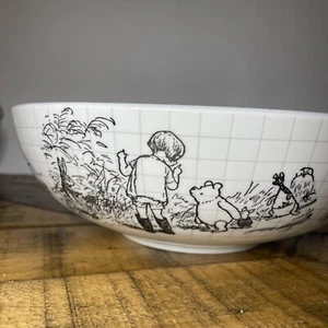 Winnie the Pooh Sketchbook Serving Bowl 9.5" Black and White - Picture 1 of 12