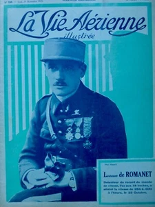 1919 AVIATION AVIATEUR ROMANET 4 JOURNAUX ANCIENS - Imagen 1 de 4