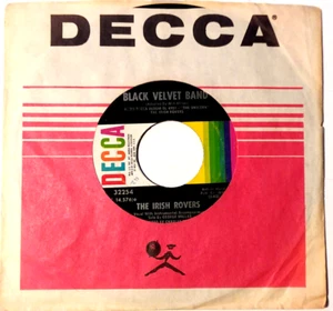 THE IRISH ROVERS - The Unicorn / Black Velvet Band - 45 RPM 1968 Decca 32254 - Imagen 1 de 6