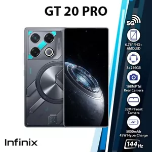 Infinix GT 20 Pro Android Mobile Phone (8GB+256GB/Blue/Dual SIM/Unlocked) - Picture 1 of 6