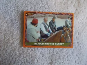 Topps Heritage 2008: Indiana Jones "HEADING INTO THE SUNSET" #81 Trading Card - Picture 1 of 2