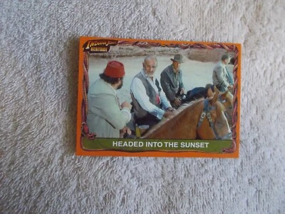 Topps Heritage 2008: Indiana Jones "HEADING INTO THE SUNSET" #81 Trading Card - Image 1 of 2