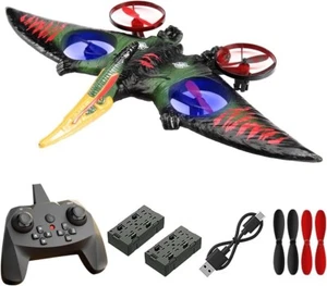 Avión LED RC 2.4G 4CH 6 ejes giroscopio pterosaurio dron 360° acrobacias avión remoto RTF - Imagen 1 de 16