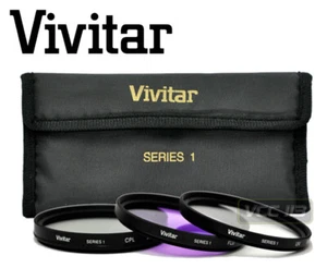 BRAND NEW Vivitar 3Piece 40.5mm Multi-Coated Filter Kit FREE SHIPPING - Picture 1 of 4