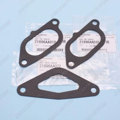 💯 Nuevo Juego de 3 juntas intercooler tubo en Y Intercooler originales OEM Subaru Impreza WRX STI EJ207 Foto 1 de 4