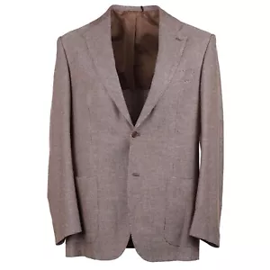 Kiton Slim-Fit Birdseye Patterned Silk-Cashmere-Wool Sport Coat 38R (Eu 48) NWT - Picture 1 of 9