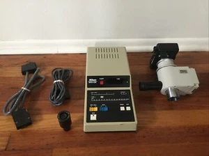 Nikon HFX sistema fotocamera microscopio automatico PLI 2,5x obiettivo cavi controller - Foto 1 di 21