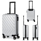 20 Inch Lightweight Carry On Suitcase, Hard Shell Luggage with Spinner Wheels