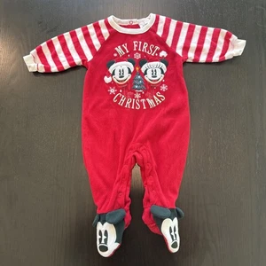 Disney Baby Christmas Romper Size 6–9 Months – My First Christmas Outfit - Picture 1 of 10