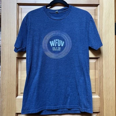 WFUV.org 90.7 FM Radio Tee T-Shirt Fordham University New York NPR Size Medium - Image 1 of 4