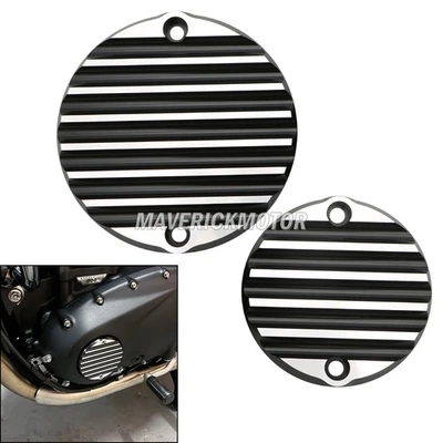 Engine Clutch Badge & Acg Inspection Cover For Triumph Street Twin Cup Scrambler - Image 1 of 4