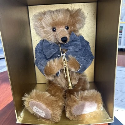 Musician Bears UK Dean's Rag Book Company Ltd Tommy The Trumpet de colección en caja Foto 1 de 4