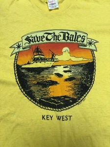 VINTAGE 80’s Save The Bales Marijuana T Shirt XL 46 Weed Rap Hip Hop Grunge bx3 - Picture 1 of 8