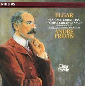 ELGAR - PREVIN - ENIGMA VARIATIONS - PHILIPS - CD - 1986 - Imagen 1 de 3