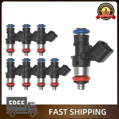 Set of 8 Fuel Injectors 12576341 For Pontiac G8 6.0L V8 2008 2009 6.2L V8 2009 - Image 1 of 4