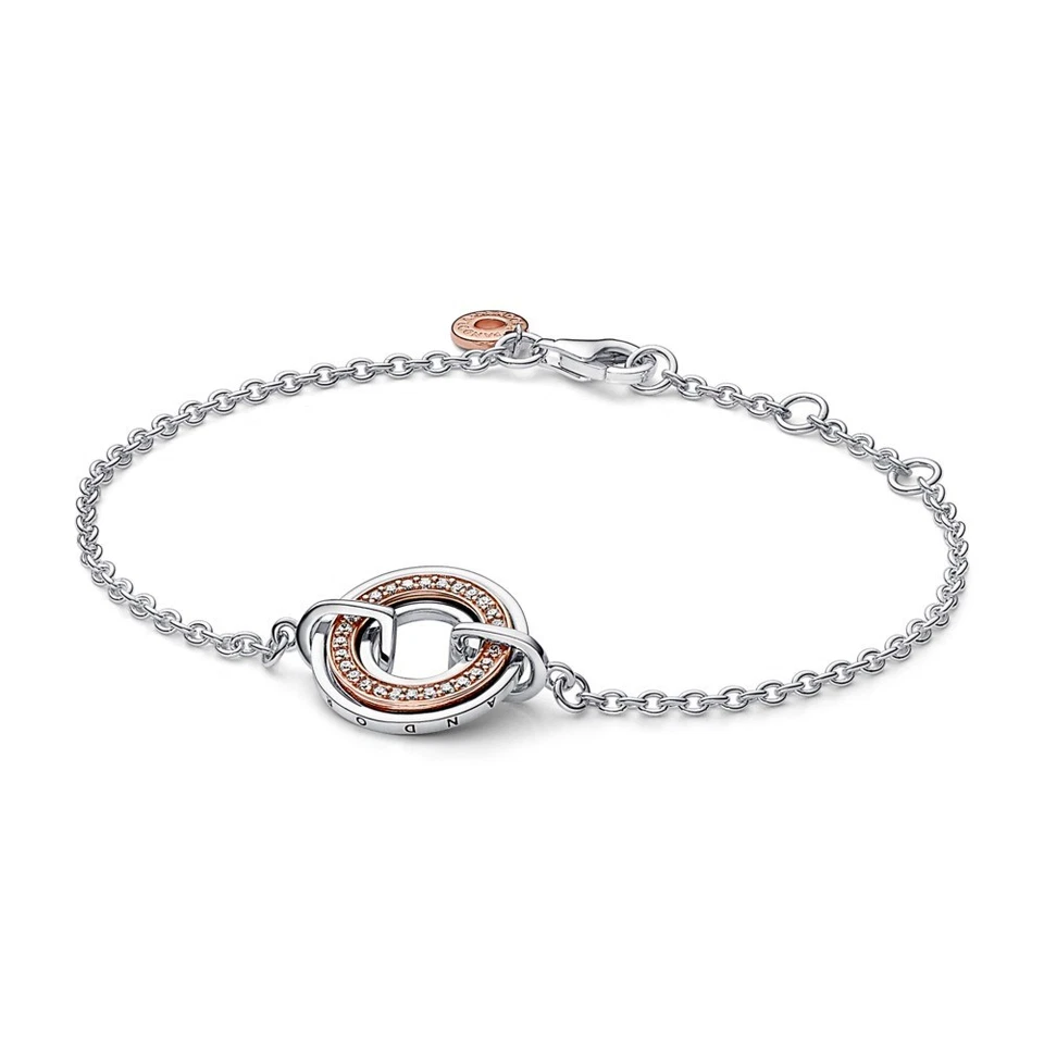 Pandora Armband 582741C01 16 cm Pandora Signature Logo Armband Rosé 925/- - Bild 1 von 1