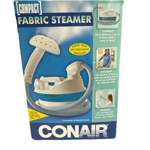 Limpiador vaporizador de tela compacto CONAIR 1200 vatios calentador con cable MODELO GS4 NOS - Imagen 1 de 4