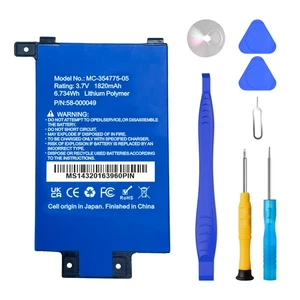 New Battery For Amazon Kindle Touch D01200 MC-354775 170-1056-00 S2011-002-A - Bild 1 von 6