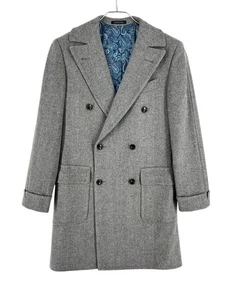 SUITSUPPLY Merano Men Wool Cashmere Coat Jacket Overcoat Size 48 - UK/US:38S - Picture 1 of 9