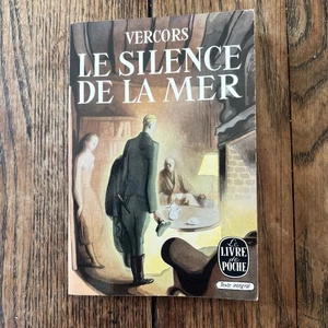 La Silence De La Mer by Vercors 1951 French Vintage Paperback Le Livre De Poche - Imagen 1 de 23