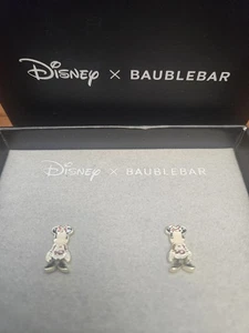 Disney X  Baublebar Minnie Mouse Pierced Earrings No Face NIB - Picture 1 of 3