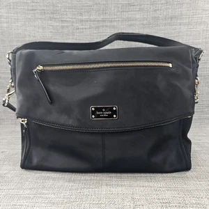 Borsa a tracolla Kate Spade NY Blake Avenue Lyndon in nylon nero - Foto 1 di 17