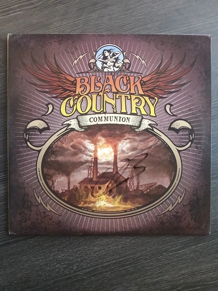 Black Country Communion S/T 2010 #PRAR92339 Gatefold 2LP Signed Joe Bonamassa Foto 1 de 4