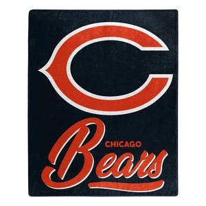 Chicago Bears Blanket 50x60 Raschel Signature Design - Picture 1 of 1
