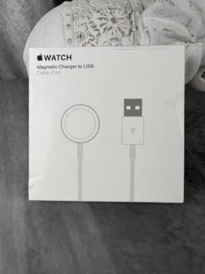 Apple Watch магнитное зарядное устройство USB-кабель 1 М MX2E2AM/A - новый открытый подлинный - Изображение 1 из 4