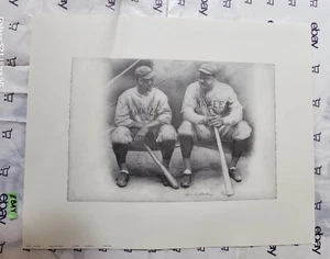Impresión de póster Allen Friedlander Art Babe Ruth & Gehrig - Imagen 1 de 12