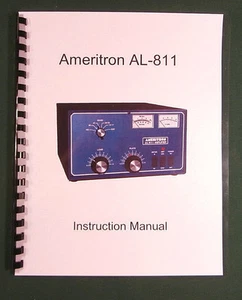 Ameritron AL-811 Instrukcja obsługi - oprawiony pierścieniem z pokrowcami ochronnymi! - Zdjęcie 1 z 1