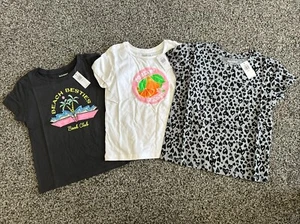 Old Navy’s Girls Small (6-7) Set Of 3 Brand New Tees! - Picture 1 of 4