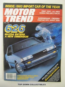 Motor Trend Magazine   April 1983    Lamborghini C340 Monoposto - Bild 1 von 3