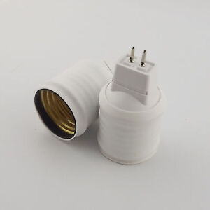 10x MR16 Lamp Socket to E27 Screw Thread LED Bulb Base Converter Adapter Holder