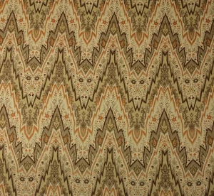 WAVERLY WILLIAMSBURG BRAY FLAMESTITCH BUTTERNUT BEIGE LINEN FABRIC 2 YARDS 54"W - Picture 1 of 5
