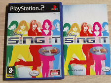 Disney Sing It sony PS2 PLAYSTATION 2 Slim