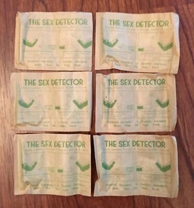 Vintage Japan Sex Detector - Lot of 6 - Old Store Warehouse Novelty Stock - Picture 1 of 2