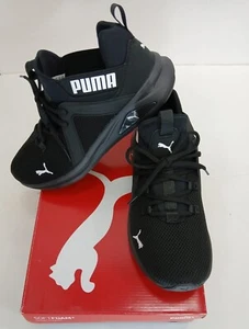 Puma Enzo 2 Black Sneakers Soft Foam Mesh Comfort Men's Size 10.5 Running - Picture 1 of 11