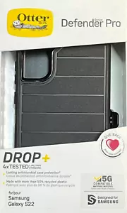 Custodia e fondina OtterBox Defender Pro Series per Samsung Galaxy S22 - nero - Foto 1 di 2