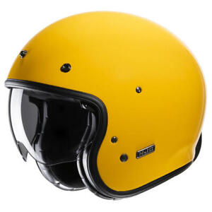 HJC V31 Solid Open Face Helmet XLG Deep Yellow