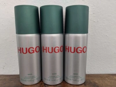 3 x 150 ml Hugo Boss Hugo  Deodorant Deospray  Herren Spray Deo Spray NEU OVP - Bild 1 von 2