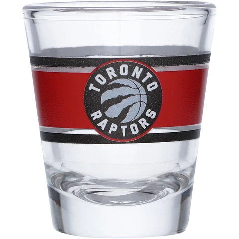 Toronto Raptors 2oz. Stripe Shot Glass Cover