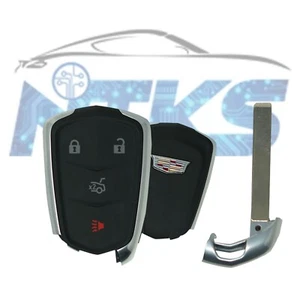 2015 - 2019 fabricante de equipos originales Cadillac ATS CTS XTS Proximity llave inteligente FCC: HYQ2AB DESBLOQUEADO - Imagen 1 de 5