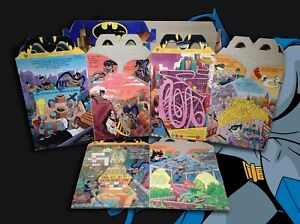 Batman The Animated Series McDonalds & Taco Bell Happy Meal boxes set