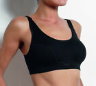 SLOGGI DOUBLE COMFORT TOP, COTTON, NON-WIRED, PULL ON TOP,  IN WHITE OR BLACK,