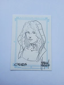 Stargate SG-1 Season 5 Sketch Card SketchaFEX Osirs by Warren Martineck - Picture 1 of 2