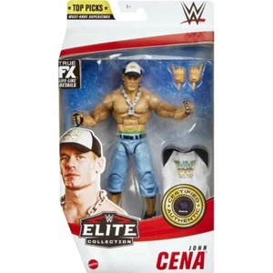 Figura de acción WWE Top Picks Elite John Cena con accesorios temáticos - Imagen 1 de 2