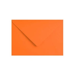 114 x 162 Orange C6 Envelope | Gummed | 120gsm V-Flap Orange Envelope - Picture 1 of 3