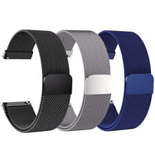18mm 20mm 22mm Quick Fit Milanese Loop Band Stainless Steel Watch Strap